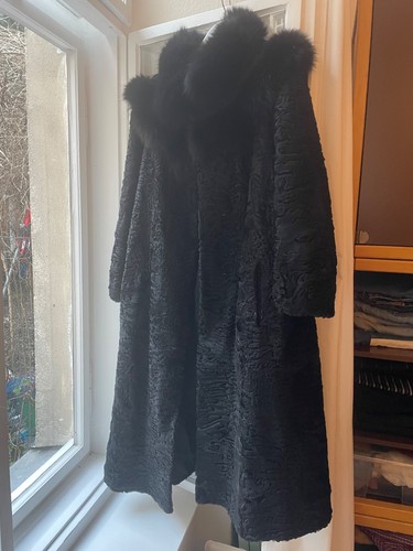 Vintage pelzmantel persianer - vintage,