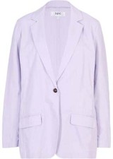 Long-Blazer mit Leinen Gr. 40