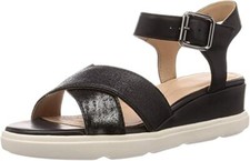 £100 GEOX D PISA D SCHWARZ