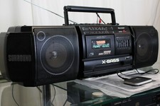 SHARP WF-T380H RADIO TWIN CASSETTE RECORDER GHETTOBLASTER BOOMBOX + BLUETOOTH