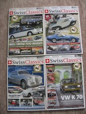 4 x Swiss Classics Revue -  Oldtimermagazin der Schweiz 2010/12/!3/15