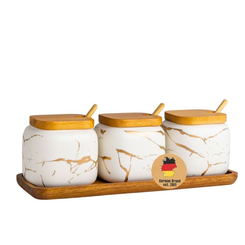 Zuckerdose 3er set vorratsdose - zuckerdose,