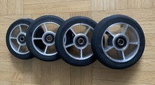 4 x Skiroller Rollski Skating Aluminium Ersatz Komplett Rad 100 x 24 mm FAST 
