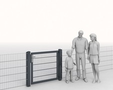 Toranlage Gartentor Forte Zaun