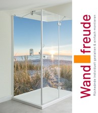 Duschrückwand Alu Küste