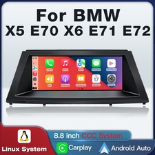 8.8" Apple CarPlay Linux Autoradio GPS Navi für BMW X5 E70 X6 E71 CCC 2005-2008