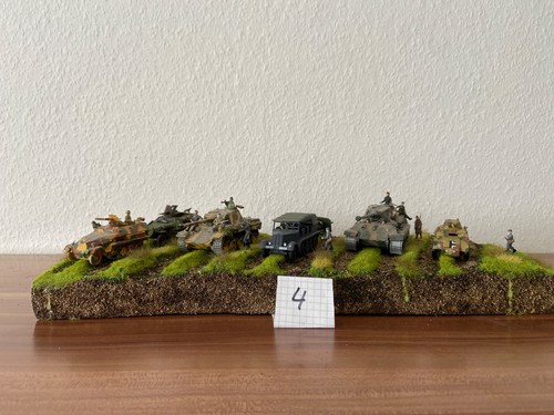 Diorama panzer militär - 1:72,