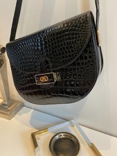 Krokodilleder Tasche aus Glanz