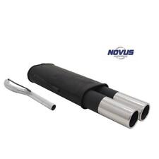 Novus Gruppe N Sport Auspuff Endschalldämpfer für VW Passat 35i B3 2x90 rund