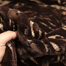 50cm mocca Tiger Flockprint