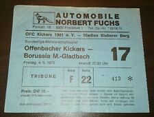 Tribüne TICKET 4.6.76 Kickers