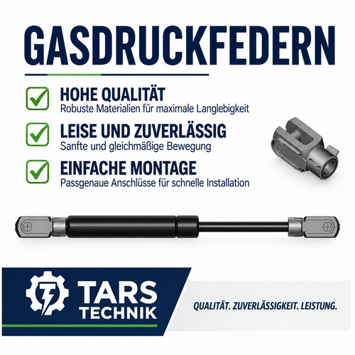 Gasdruckfeder mit gabelkopf - gasdruckfeder,