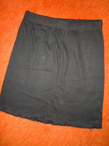 Schwarzer minirock blind - v.,