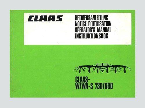Claas s 730 - claas, w/wa-s