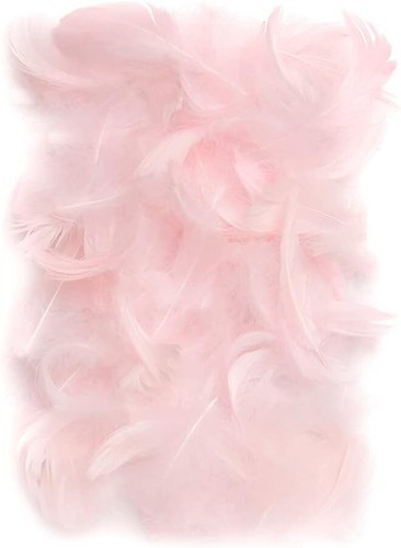 150 stück rosa deko federn - 150,