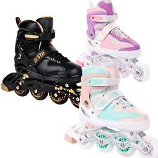 Inliner Kinder Damen Inline skates 4in1 Schlittschuhe Verstellbare Inlineskates