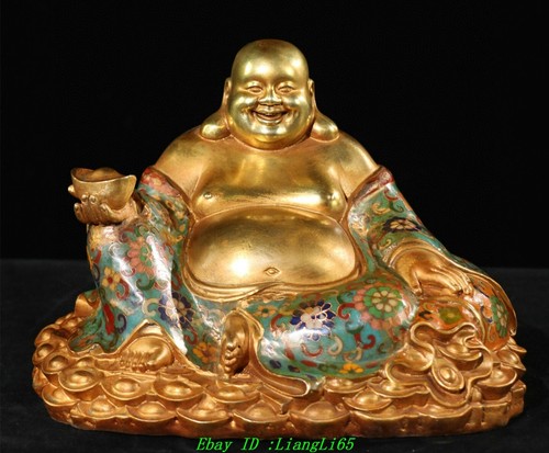 Cloisonne enamel bronze gilt - enamel,