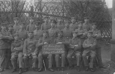 Soldaten vom Infanterie-Regiment 139, Döbeln, Sachsen, Foto-Feldpostkarte 1915