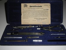 Zirkelkasten Original Richter DDR 1980er Jahren Typ K7B Reißzeug