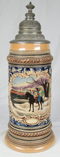 Historismus bierkrug feuerwehr - bierkrug,