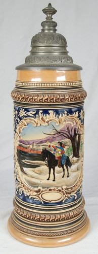 Historismus bierkrug feuerwehr - historismus,
