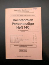 Buch Buchfahrplan Heft 140 Deutsche Bundesbahn 1973 BD München 