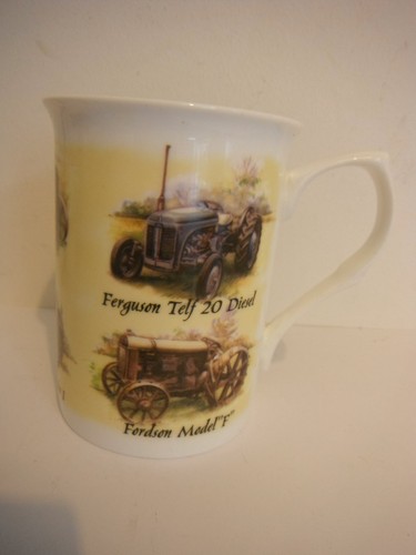 Vintage traktor tasse - vintage,