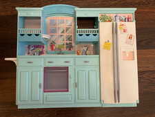 Barbie Küche - Vintage - Mattel - blau