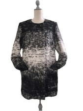 Zotteliger Damen Kurzmantel mit Alpaka, Lanawolle, Mochair von R95th Gr. DE40