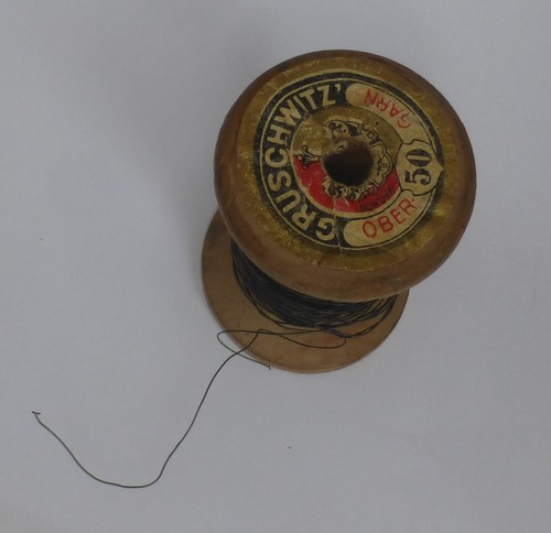 Alte spule holzspule mit - alte,