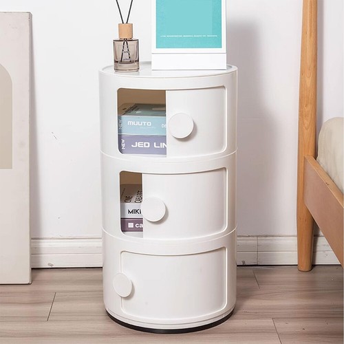 Nachttisch rund nachtschrank - nachttisch,