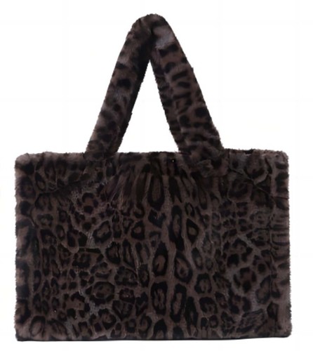 Teddyfell leopard shopper - teddyfell,
