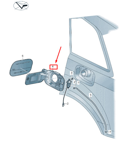 Touareg einfüllstutzen - touareg,