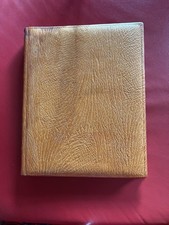 Vintage 50er Leder Fotoalbum