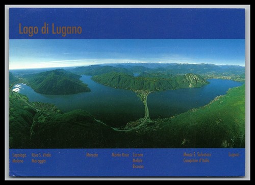 Ansichtskarte lago lugano - ansichtskarte,