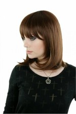 Braun mittellange BOB glatte