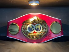 IBF International Boxing Federation Championship Gürtel Metallplatten Sonderanfertigung