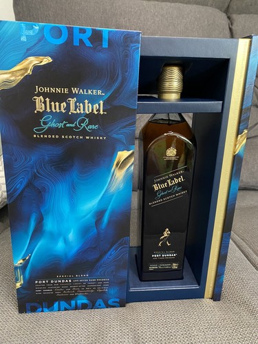 Johnny walker blue label - label, ghost