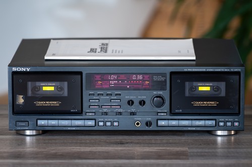Sony wr770 doppel - sony, tape