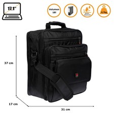 Große Arbeitstasche Hochformat Herren Tasche Flugbegleiter Schultertasche Arbeit