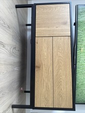 Massivholz Anbauwand Kiefer, Bücher- und Fernseh-Regal, Zweiteilig,braun faber .