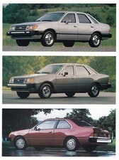 FORD TEMPO L GL GLX Youngtimer Prospekt Brochure USA 1984 AL