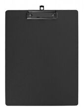 1x Klemmbrett A4 schwarz aus stabilem unzerbrechlichem Polyfoam Clipboard 09268 