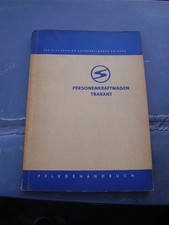 Pflegehandbuch Trabant Ingenieur kollektiv des VEB Sachsenring Zwickau DDR
