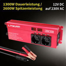Wechselrichter 12V zu 230V