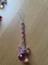 Weihnachtsengel Engel Schutzengel Kristallengel in rosa