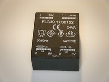 1 Stück FLG39.17/60152 Trafo MARSCHNER GMBH & CO 2X115V - 2X6V 24VA