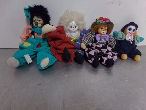 Harlekin clown puppen - clown,