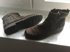 Caprice Chelseaboot Leder mit RV Braun  Größe 39,5