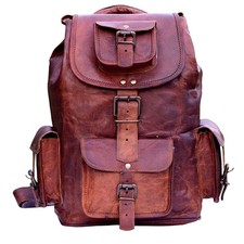 Rucksack Leder Tasche Groß